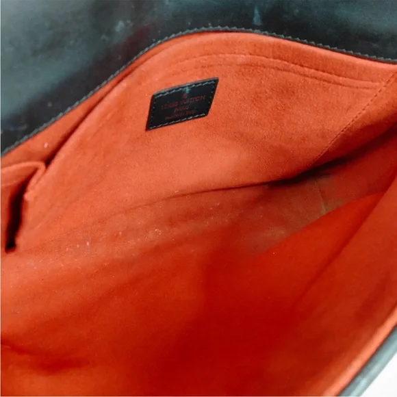 Louis Vuitton LV Damier Sauvage Pony Hair Handbag w COA - edge and corner wear - Picture 9 of 17